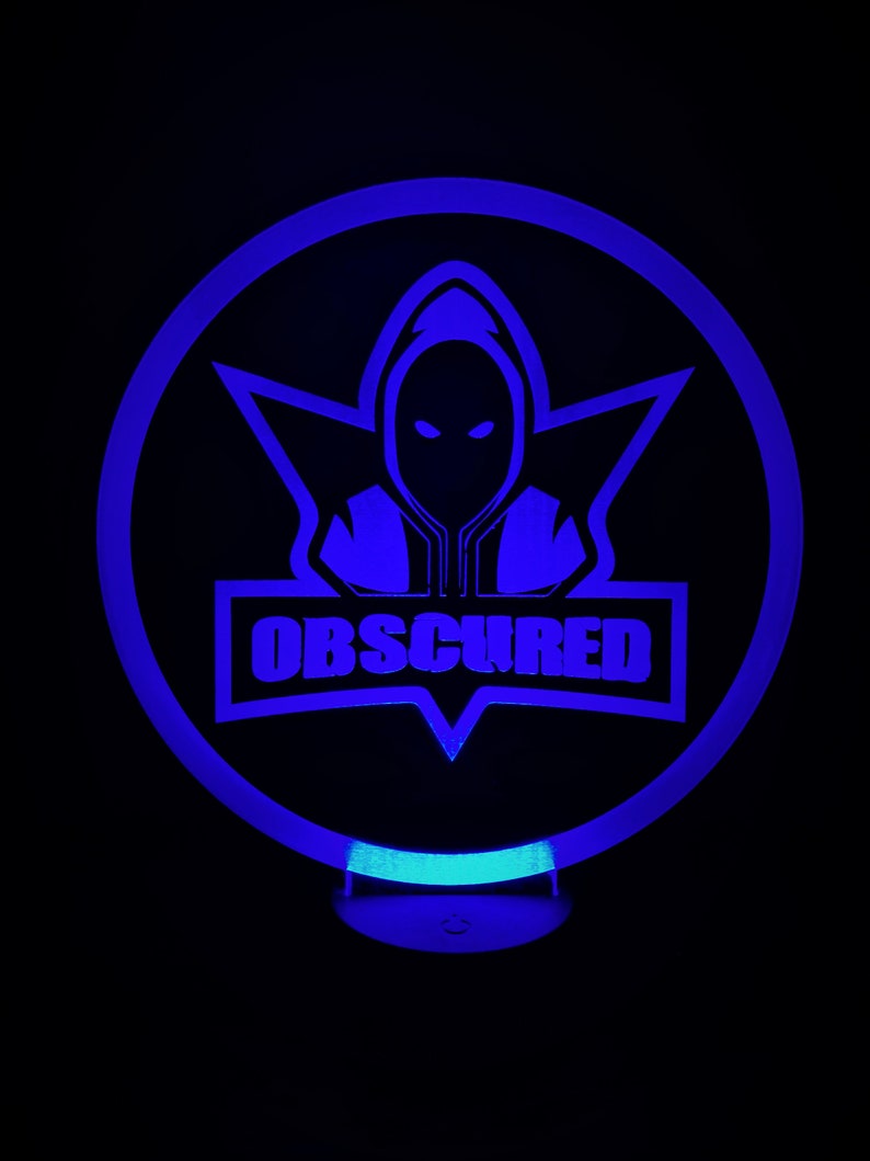 Laser Engraved LED Light up Display/sign, Custom LED Sign-circle - Etsy