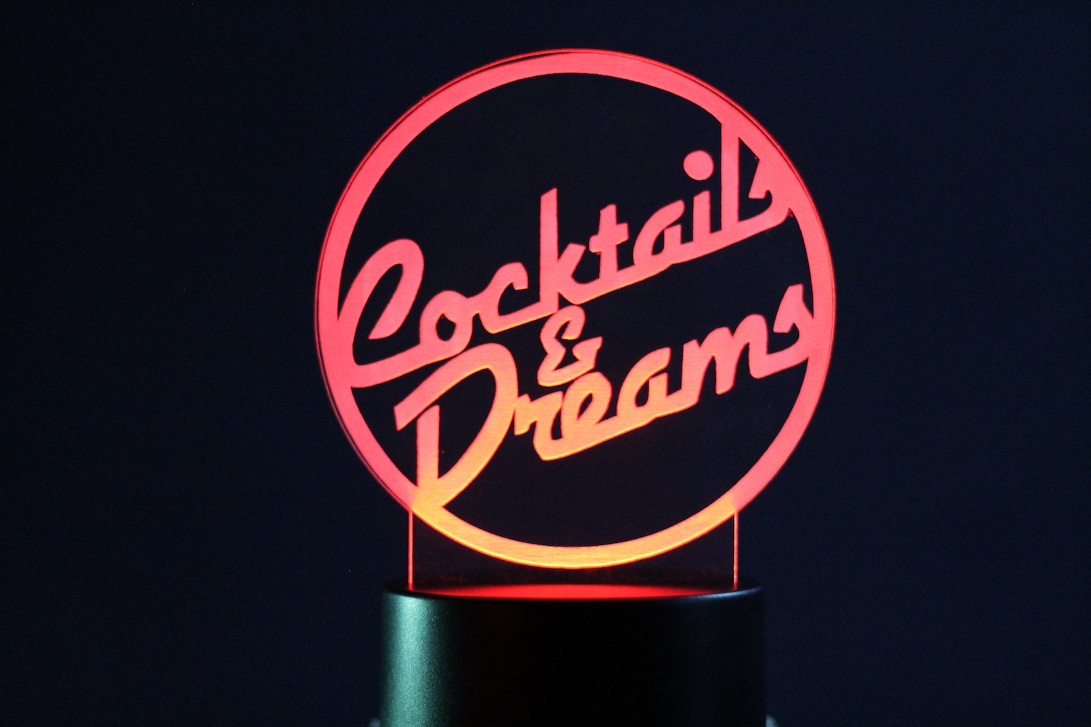 Laser Engraved LED Light up Display/sign Custom Night Light Etsy