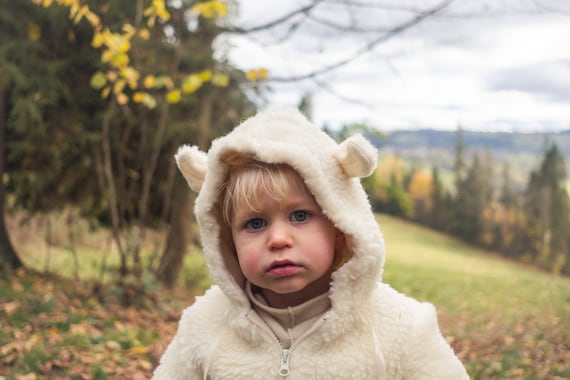 Polar Bear Baby kid Double Layer Woolen Jacket Customizable Extra Warm Virgin Wool Baby Jacket Woolen Kid Jacket Baby Winter Jacket Etsy Canada