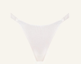 ZUBEK Silk Brazilian Briefs – White Non Toxic