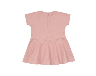 Ramie Baby/Kid Dress - Rosa Non Toxic