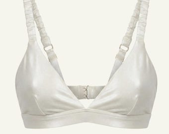 ZUBEK Silk Bra – White Non Toxic
