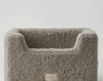 Natural Wool Dog Carrier - Beige
