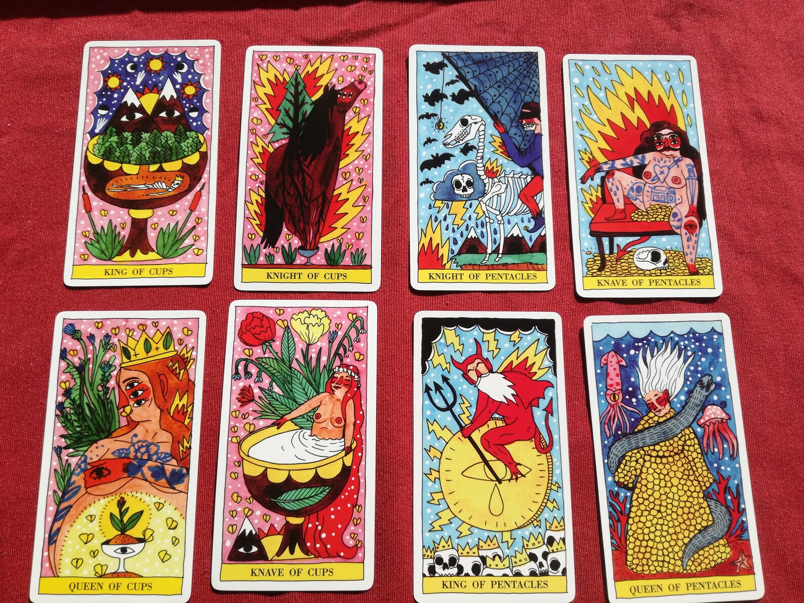 Tarot of Fire Tarot Deck 78 Tarot cards Etsy