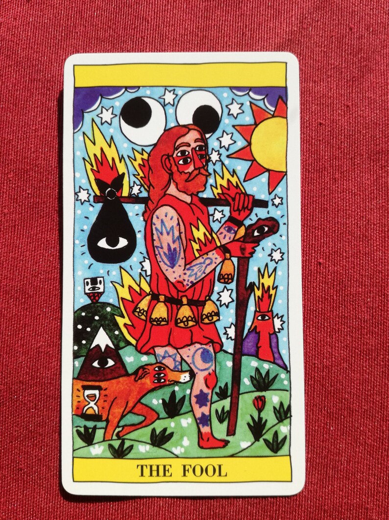 Tarot of Fire Tarot Deck 78 Tarot Cards Etsy Australia