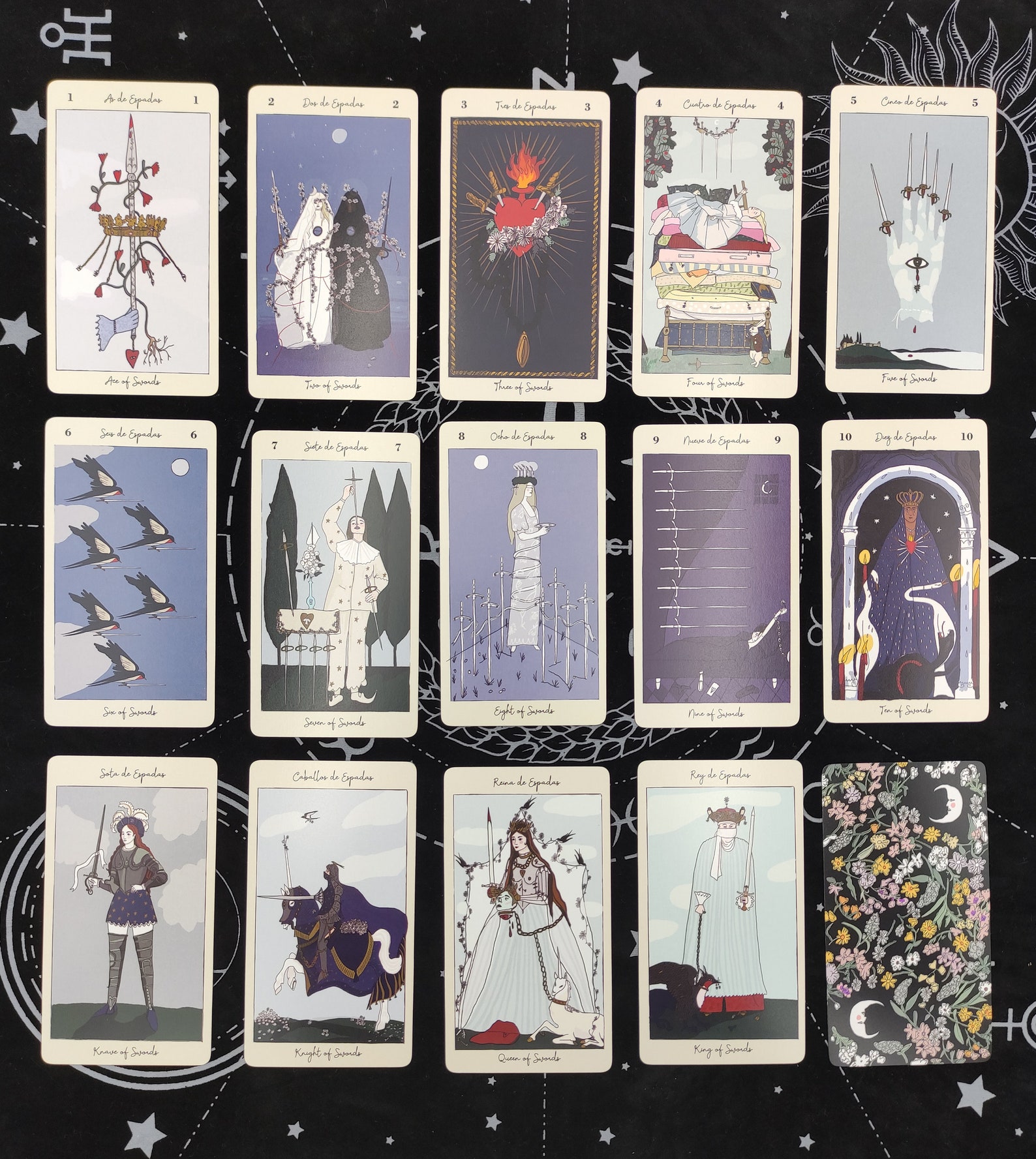 Tarot Deck Carlotydes 78 Tarot cards Etsy 日本
