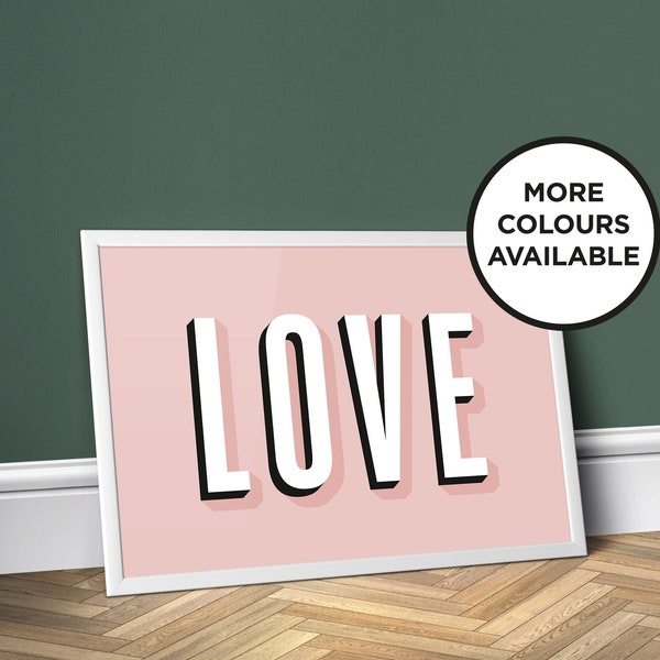 Love Poster Print