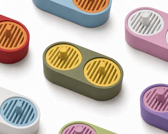 Soporte para cepillo de dientes eléctrico Oral-B personalizable con bandeja antigoteo, accesorios de baño personalizados, soporte para cabezales de cepillo, par de soportes Oral-B
