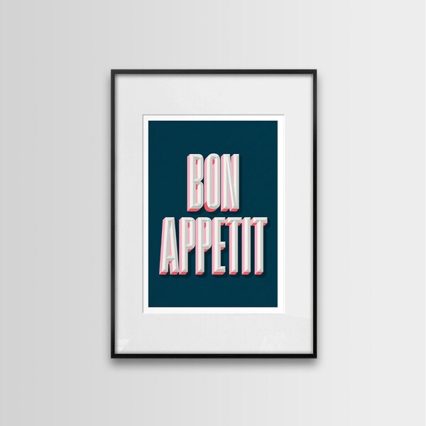 Bon Appetit Printable - Etsy