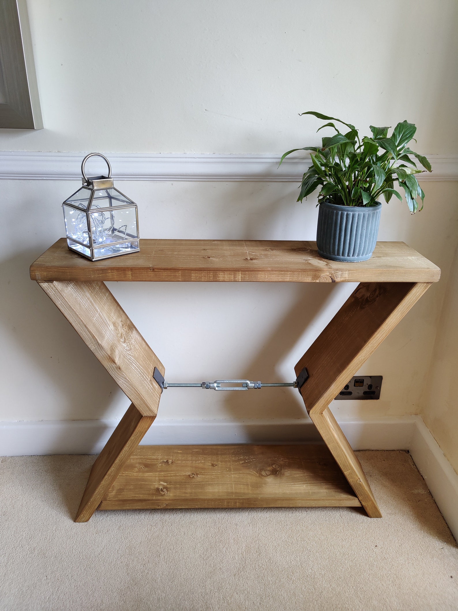 Rustic Narrow Hallway Console Table Stylish Hallway Furniture - Etsy UK