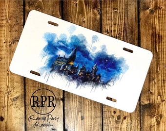 FAIRY Custom License Plate FANTASY MAGIC WIZARD Emblem AUTUMN Version