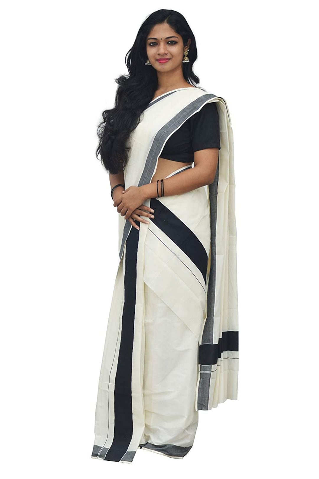 Kerala Cotton Set Mundu Kerala Traditional Dress India - Etsy Singapore