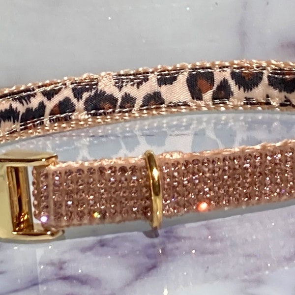 Leopard Dog Collar Etsy