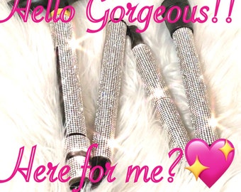 Elegant Rhinestone Walking Cane, Disability Gift, Quad Option, Folding and Light Weight, Luxury Sparkle Cane!