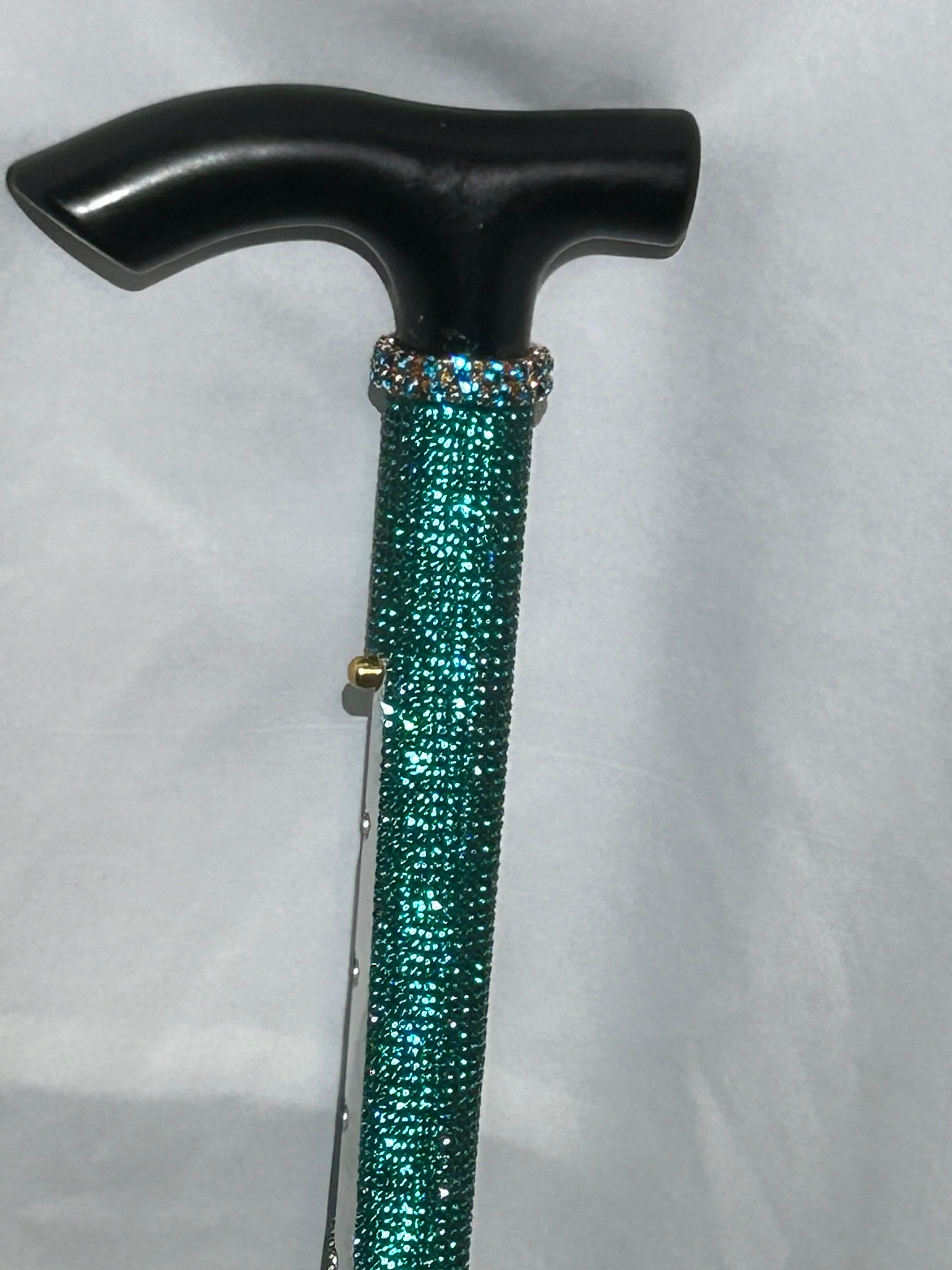 Pink Aurora or Turquoise Rhinestone Cane, Fabulous Retirement or Post  Surgery Gift, Folding Light Weight Walking Stick for MS Balance Issues 
