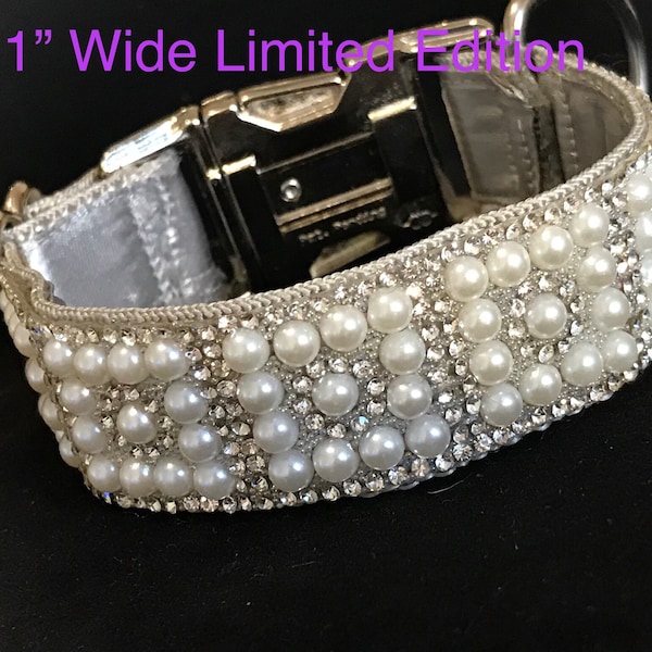 Pearl Dog Collar Etsy