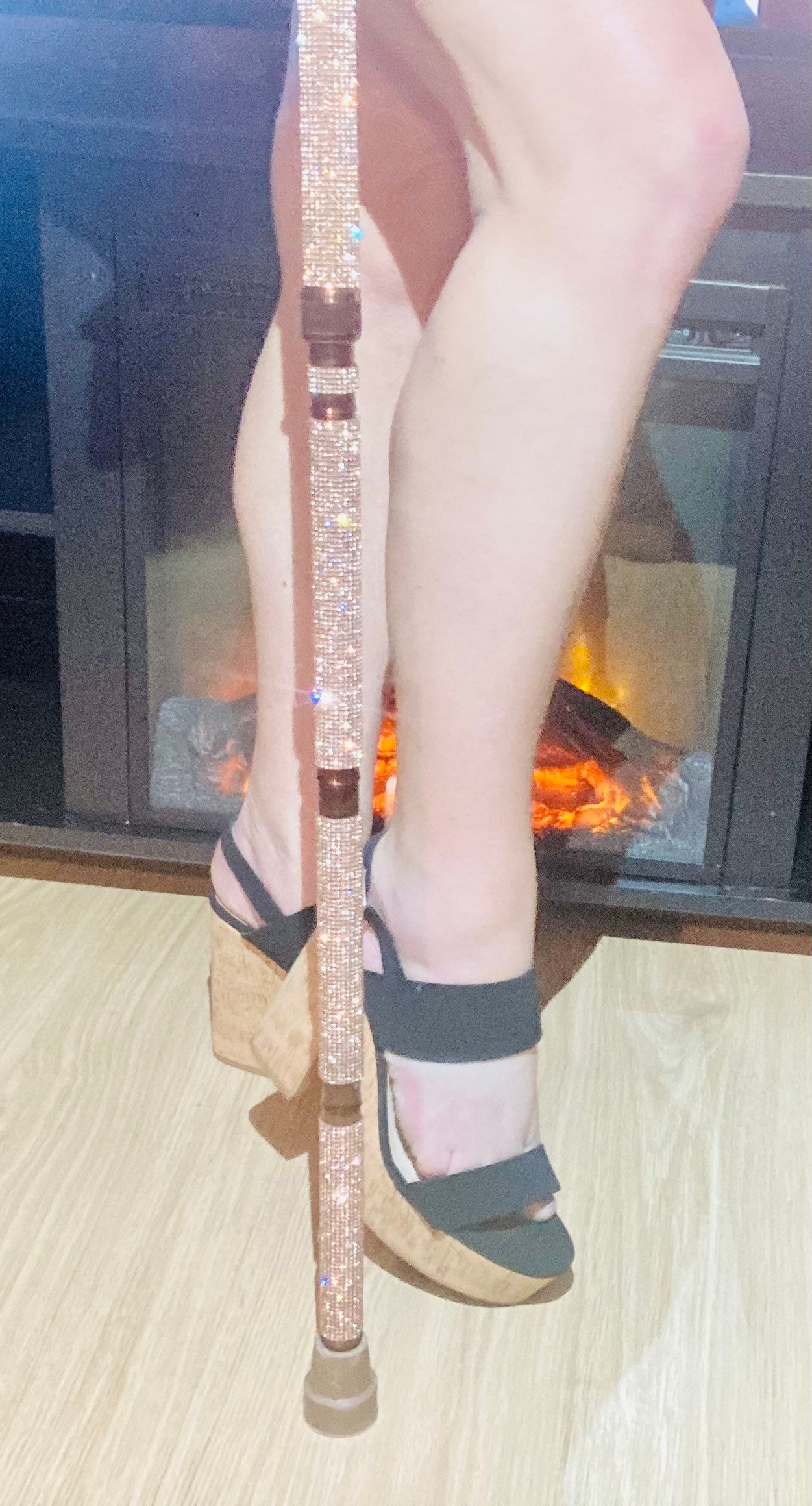 Elegant Champagne Rhinestone Walking Cane, Disability Gift, Folding and  Light Weight, Luxury Sparkle Cane -  Canada