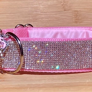 Blush Bling Glam Hundehalsband, Extreme Sparkle Strasssteine, Einstellbare Diamanté Qualität Einzigartige High End Glam für alle Größe Katzen- oder Hundeschmuck!