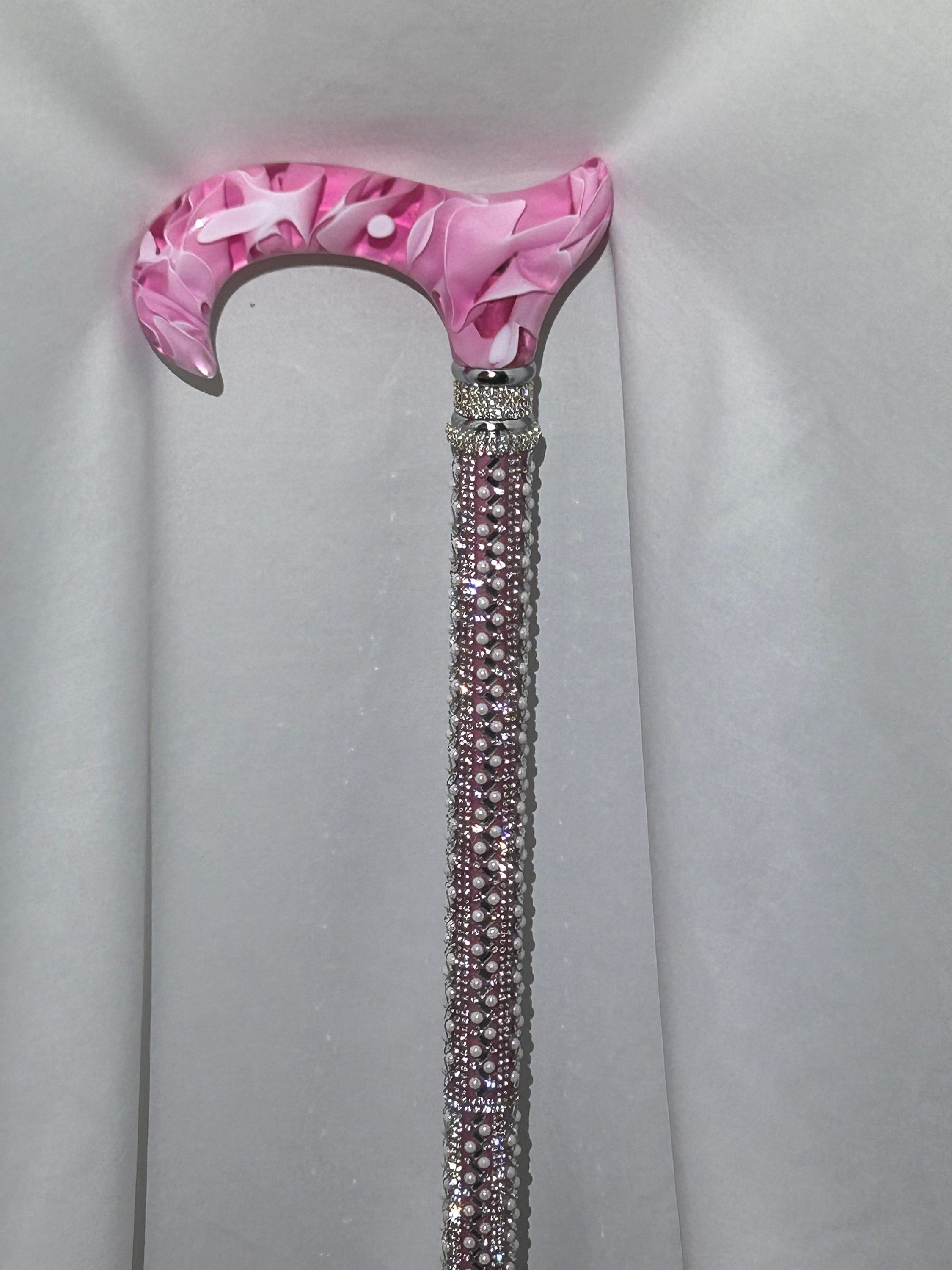 Pearl & Rhinestone Bling Cane Luxury Pink Ombré Derby Handle Retirement or  Disability Gift for Mothers Glitter Glam Walking Stick -  Canada