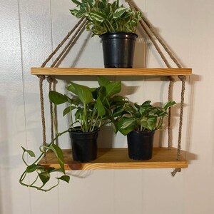 Handmade Home Decor Hanging wall shelves