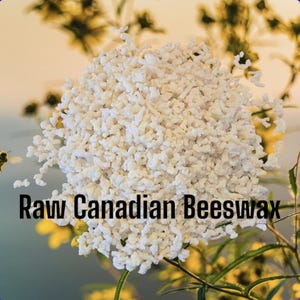 Cera de abejas canadiense cruda a granel, bolsa de 3 libras