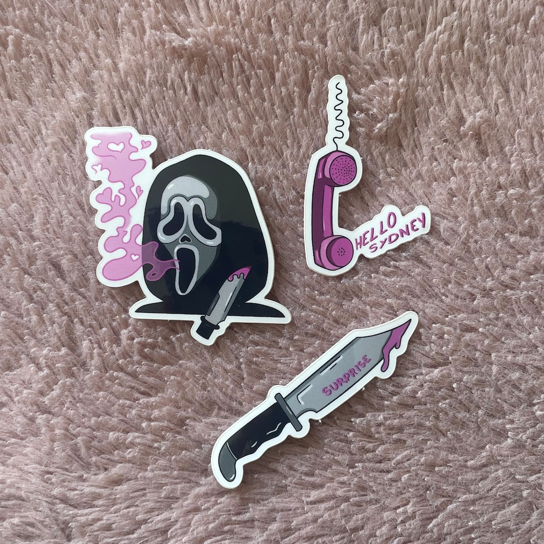 Pink Scream Sticker Set - Etsy