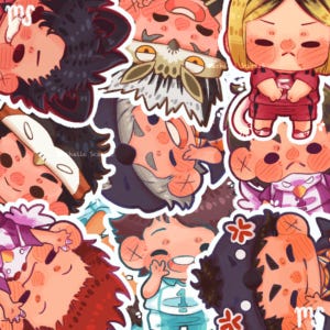 Haikyuu!! Stickers Stickers | Karasuno Inarizaki Aoba Johsai Nekoma Shiratorizawa