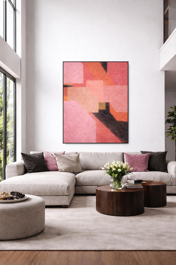 Original Textured Abstract Painting: Contemporary Wall Art