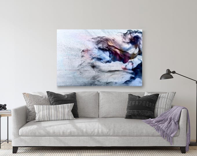 Abstract Art Print in Plexiglass  Metal - Modern Home Décor Unique Wall Art