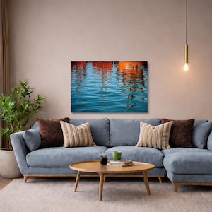 Abstract Water Reflection Wall Art - (Available in Plexiglass & Metal)