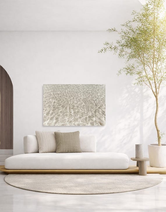 Sunlit Ripples - Abstract Water Wall Art (Available in Plexiglass and Metal)