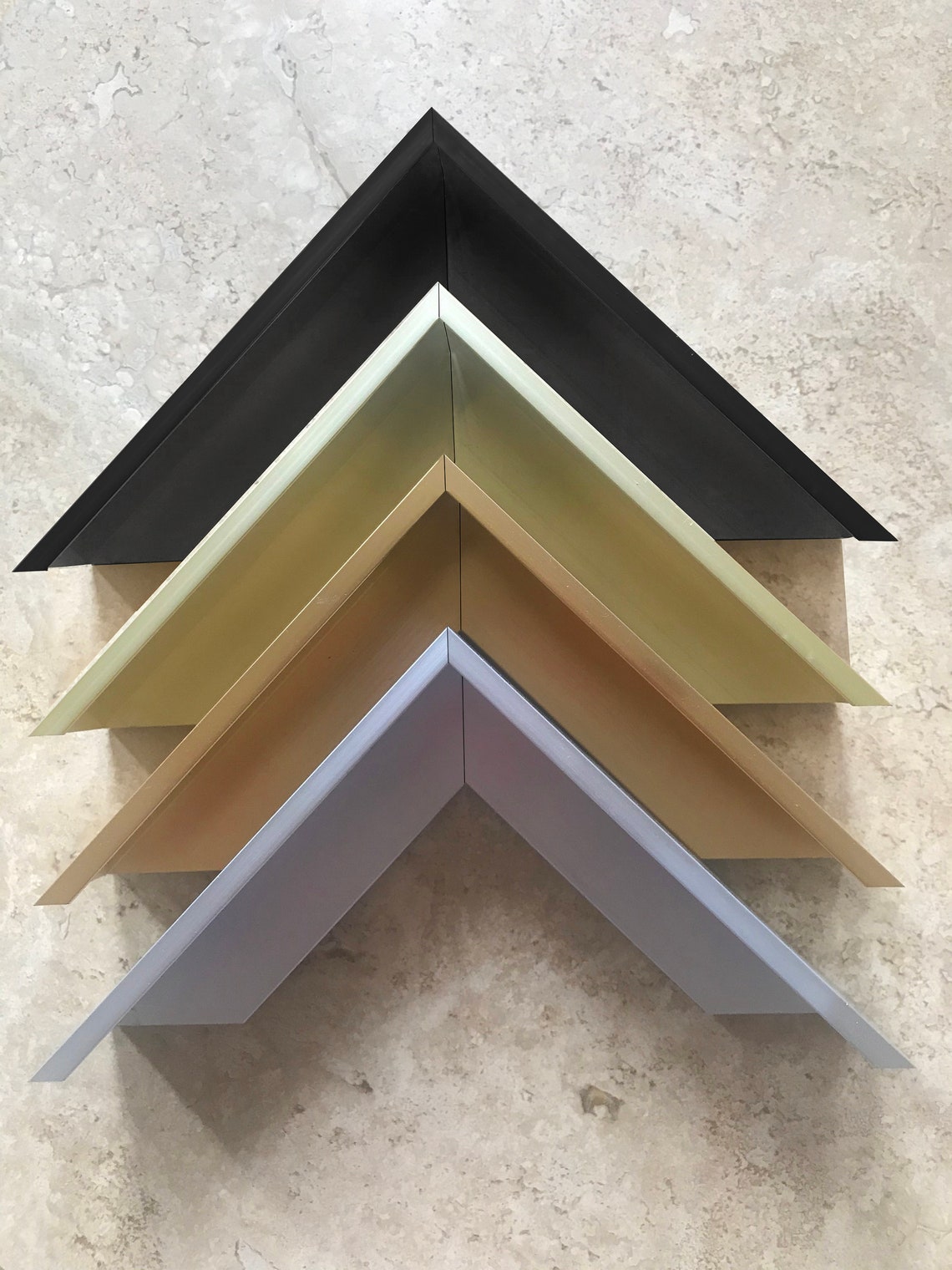 Brass Gold Frame Canvas Frames Metal Frame for Canvas Deep Etsy