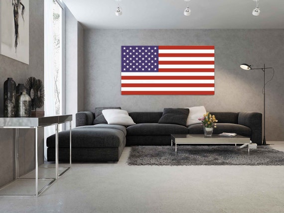 American Flag on Plexiglass, on Acrylic, Timeless and Elegant