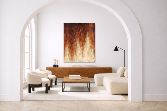 Original Art — Abstract Fire Modern Wall Decor (Available in Plexiglass & Metal)