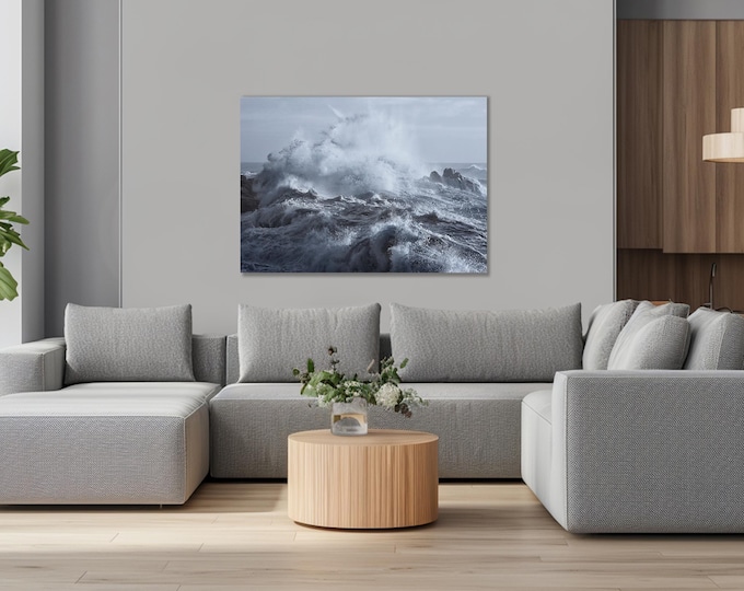 Rough Sea Wall Art: Seascape Photography - Home Décor (Available in Plexiglass & Metal Finishes)