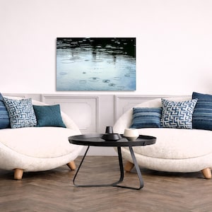Rain Drops Ripples Abstract wall art - (Available in Plexiglass & Metal)