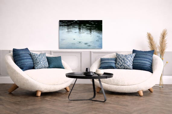 Rain Drops Ripples Abstract wall art - (Available in Plexiglass & Metal)