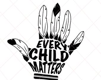 Every Child Matters handprint SVG