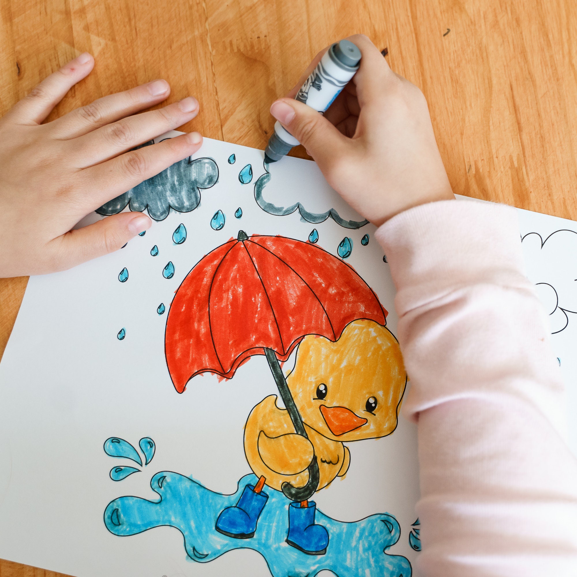 Spring Fun To Color Spring Fun Coloring Pages | Toddler | Preschool | Kindergarten | First ...