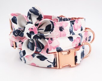 girly dog collars with bows
