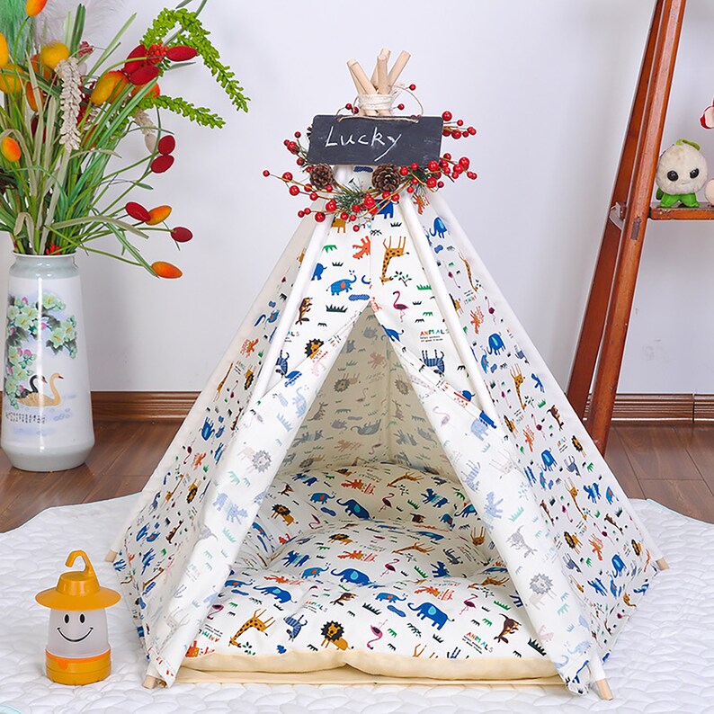 Haustier Tipi Matte Zelt Tipi Hund Tipi Hund Tipi Katze Etsy