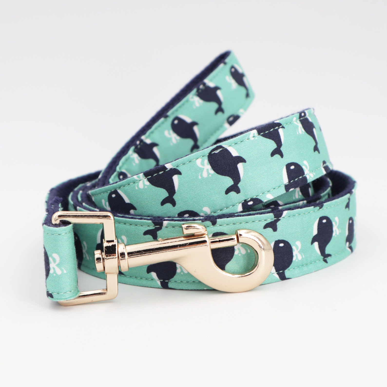 Whale Dog Collar Bow Tie Leash Whale Dog Collar Bowtie Whale Etsy