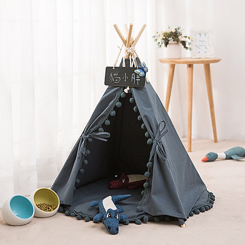 Pet teepee including mat tent tipi teepee dog tipi cat Etsy