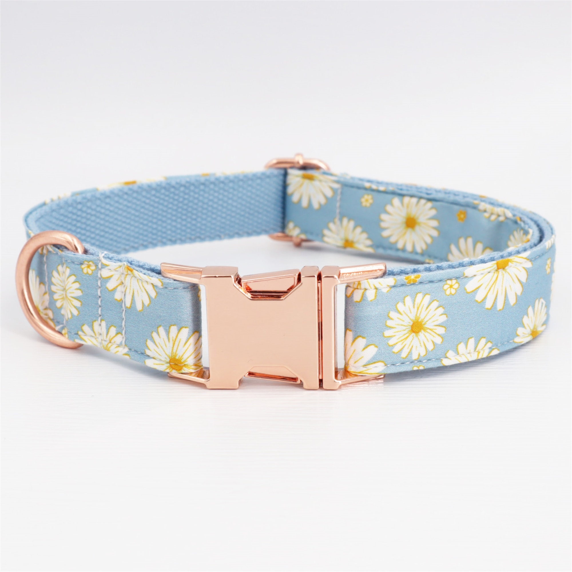 Summer Daisy Girl Dog Collar Flower Dog Collar Flower Collar Etsy