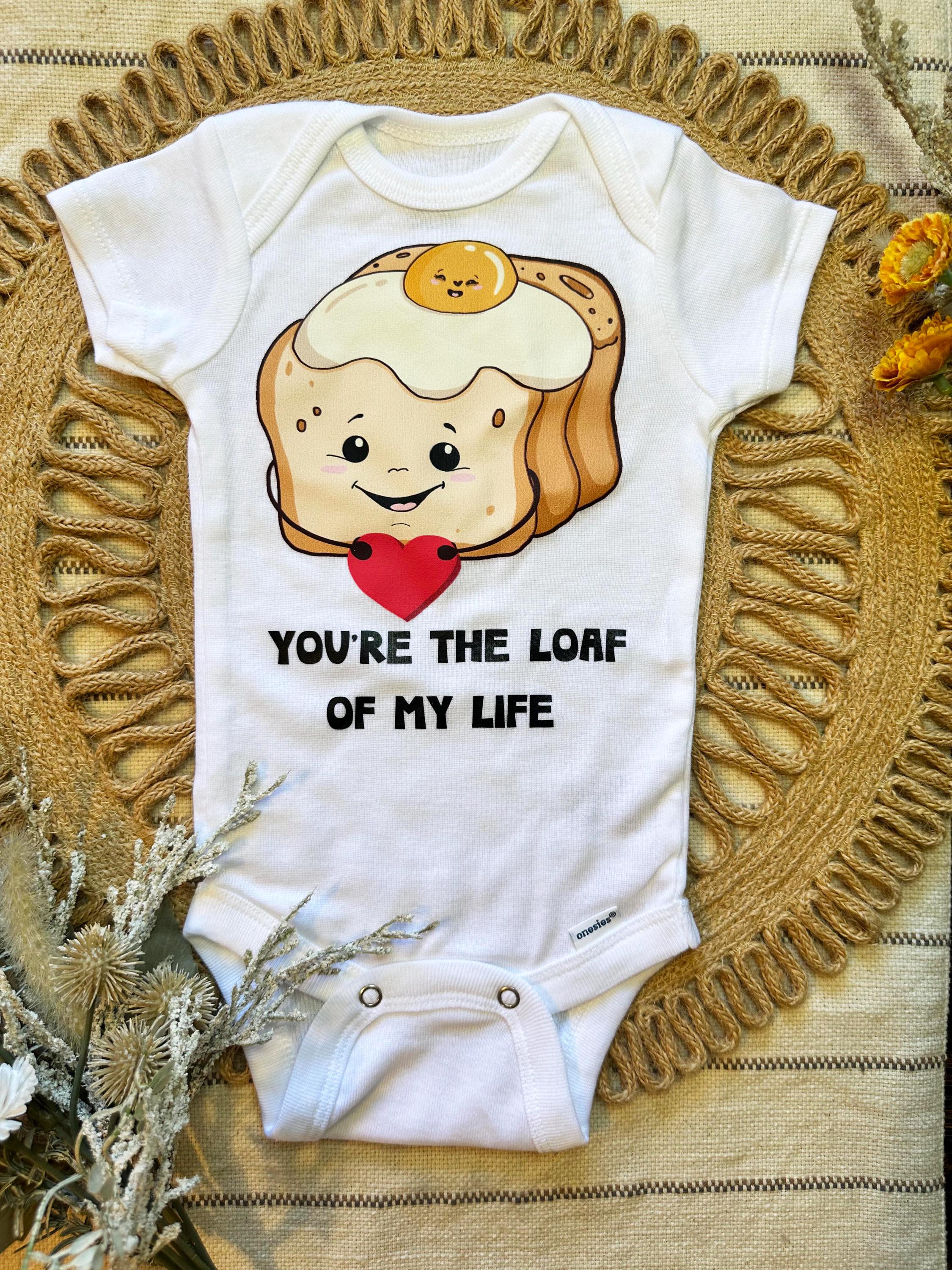 You're the Loaf of my Life Baby Onesie®, Baby Shower Gift, Newborn Outfit, Cute Animal Design, Boho Inspired