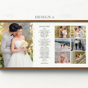 First Dance song lyric Gift for wedding and anniversary with custom photos. Its completely personalized unique wedding vows or song lyrics or any custom text, you can choose any fonts styles. This is a perfect framed wall art  print for new couple
