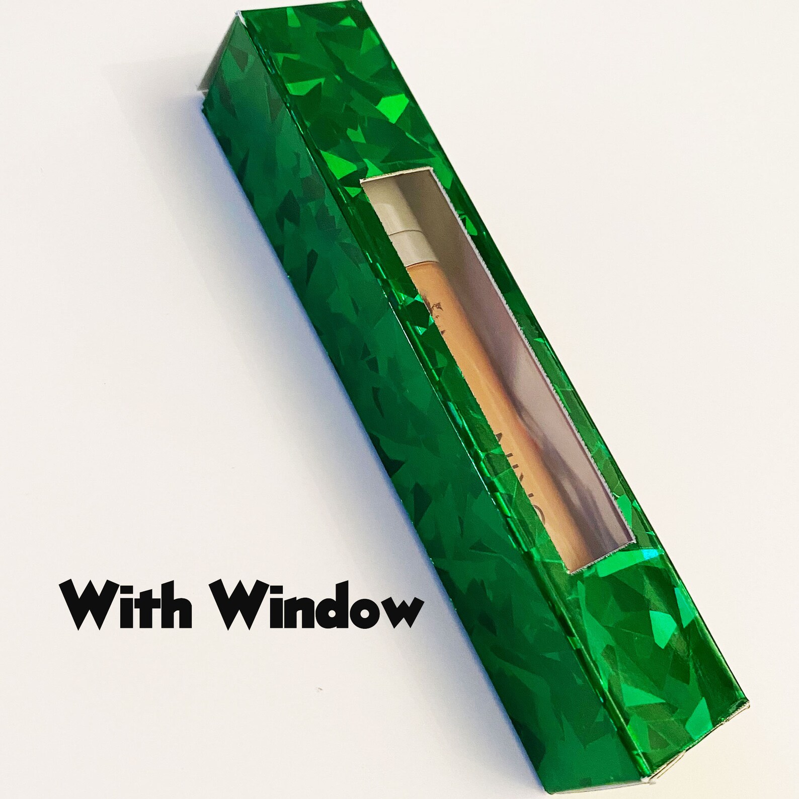 Green Lipgloss Box Green Lipgloss Packaging Lip Gloss Etsy