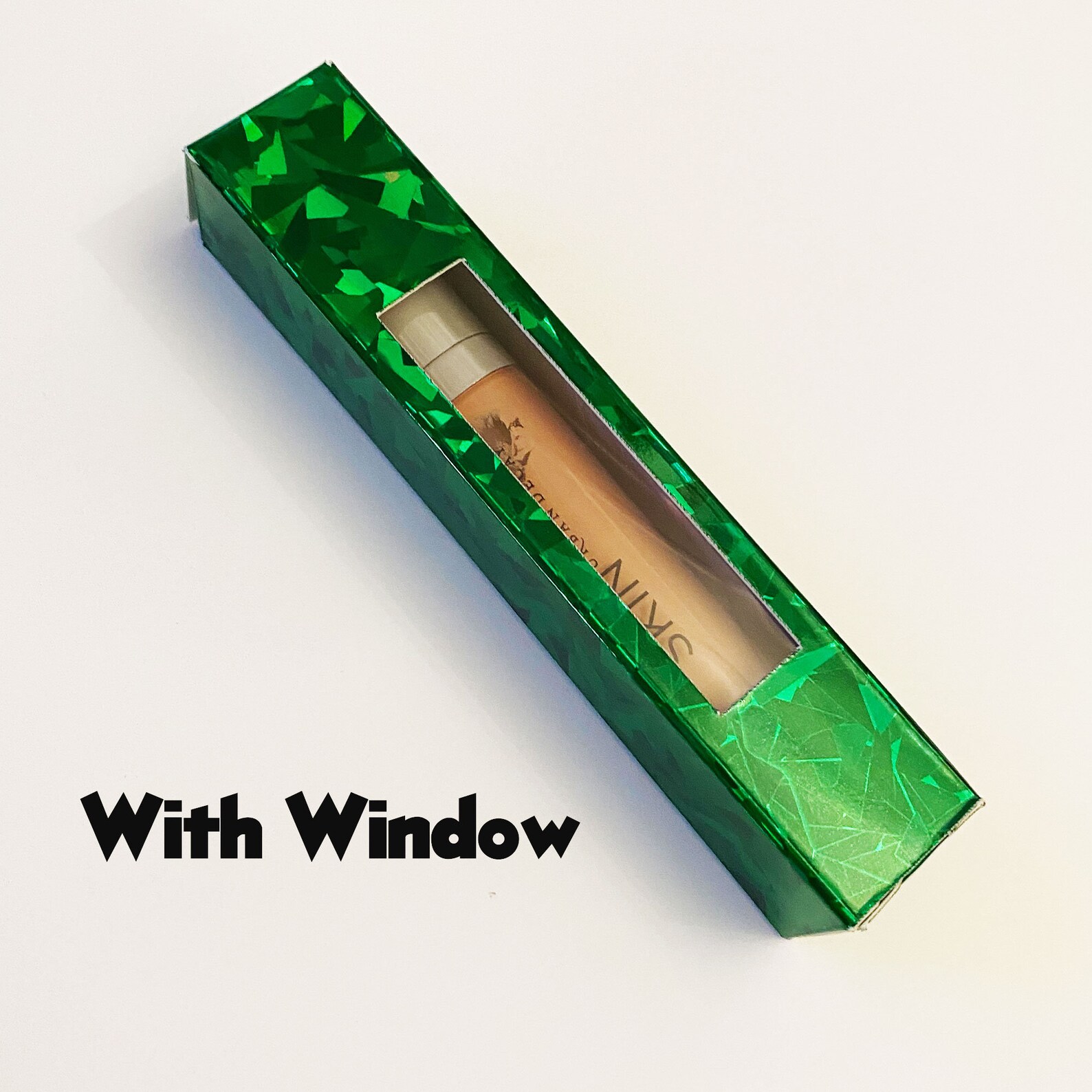 Green Lipgloss Box Green Lipgloss Packaging Lip Gloss Etsy