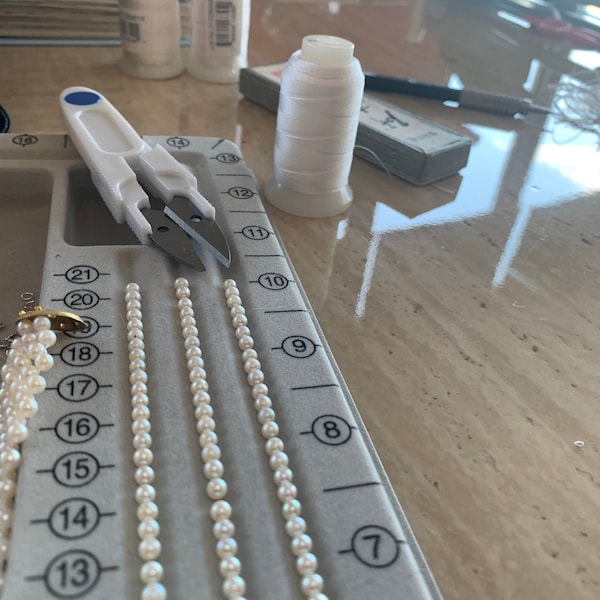 Pearl Restringing Service, Beads Restringing Service, Hand Knotted, Jewellery Repair Service, Restore Service