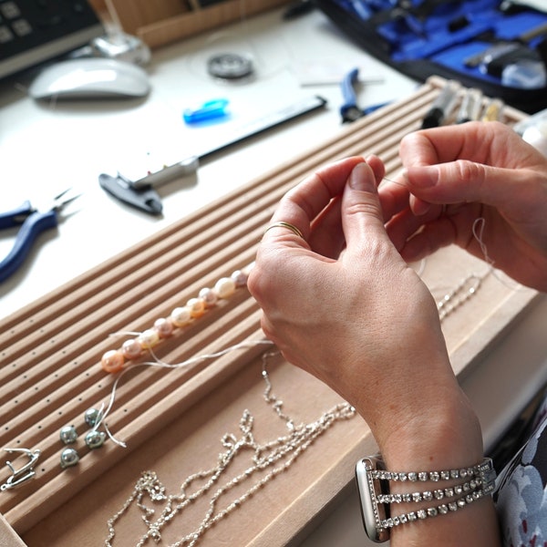 Pearl Stringing / Bead Stringing / Necklace Stringing / Bracelets Stringing / Repair Your Old or Damaged Pearl Strand
